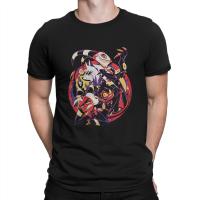 Camiseta Unisex De Algodón H-Helluva Boss Casual Con Estampado Manga Corta Cuello Redondo Prenda Transpirable Y Ligera Para Todas Las Estaciones - details 0