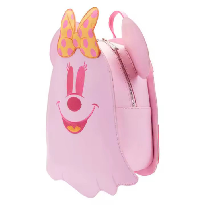 Mochila Fantasma Minnie Disney Loungefly 26cm. Mochila ergonómica con amplio espacio. Diseño resistente y versátil para llevar tus pertenencias con estilo. - 1
