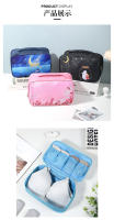 Bolsa de viaje para guardar calcetines y ropa interior, estilo pintura al óleo, con dibujos animados, portátil, para guardar ropa interior y sujetadores. - details 15