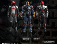 Figura De Acción DC Justice League Splicing 11cm Edición Limitada Dorada Batman Arkham Knight Deathstroke Red Hood Para Niños Y Coleccionistas - details 3