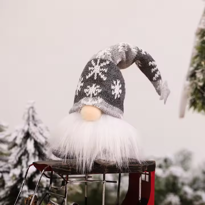 Luz De Noche De Gnome Sin Cara LED Decoración De Navidad Para El Hogar Regalo De Navidad Y Año Nuevo Adorno De Fiesta Merry Christmas - 1