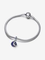 Pandora - Charm Colgante giratorio de Luna Brillante-Plata de Lei - details 0