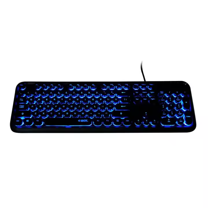 Ibox IKS620 Negro Teclado Inglés QWERTY Retroiluminado - 1