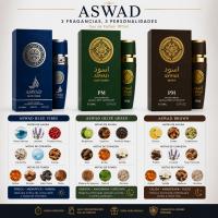 Pack de 3 Perfumes Árabes ASWAD Eau de Parfum 100 ml – Blue Vibes + Olive Green + Brown | Fragancias Premium para Hombre, Aromas Frescos, Orientales y Amaderados | Set de Regalo Elegante - details 0