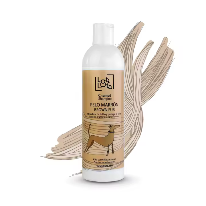 CHAMPÚ LOTI LOTA PARA PERRO PELO MARRÓN 500ml. - 1