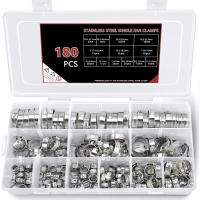 Kit De 200 Piezas De Tornillos De Tubo De Acero Inoxidable 304 Tamaños Variados Para Seguridad De Tubos Y Automóviles - details 0