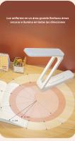 Lámpara De Escritorio Multifuncional Plegable Con Protección Ocular Iluminación LED Para Dormitorio Sala De Estar Estudio Regulable a Infinito - details 9