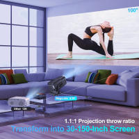 Proyector Magcubic Android 11 390ANSI HY320 4K Nativo 1080P Dual Wifi6 BT5.0 Cine Portátil Mejorado HY300 Corrección De Keystone Automática - details 9