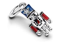 PANDORA Moments 793583 C01 Breloque en Forme de Casse-Noisette Mobile en Argent Sterling Avec Zircon Compatible Avec Les Bracelets Moments et ME, Rot, Argent Sterling, Zircone cubique, viene con El original embalaje de Caja de Giunte. - details 0