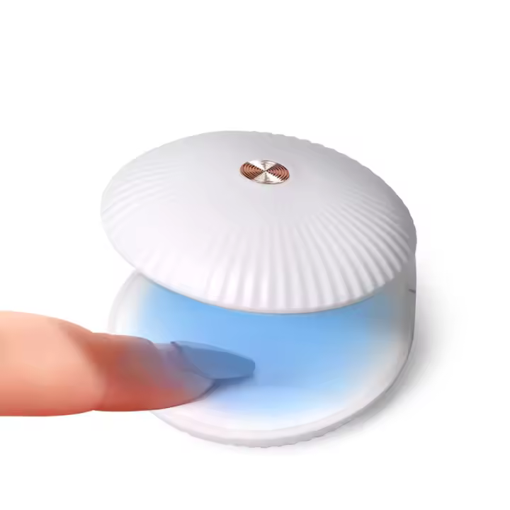 Lámpara LED UV Portátil Para Uñas Con Diseño De Apertura Y 5 Granos Para Secado Rápido De Toda La Pintura De Uñas En Casa Y Salón - 1