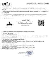 FABRILAMP PREMIUM Ventilador Dc Cerrato NEGRO 72w 3aspas Desplegables 107d 7200lm 6vel 3000k,4500k,6000k, Remoto+temporizador+memoria Incluye mando a distancia y dos tijas de 10 y 25 centímetro Productos originales calidad de confianza - details 4