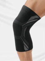 1Pc Protección De Rodilla En Tela Tejida De Nylon Para Deportes Running Ciclismo Baloncesto Saltar Cordón Calentador Antigolpes Y Protección Contra El Frío - details 5