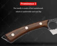 Cuchillo De Cocina Profesional WXCOO Acero Inoxidable Multiusos Para Picar Y Cortar Cuchillo De Chef Forjado a Mano Herramienta De Cocina Ecológica - details 11