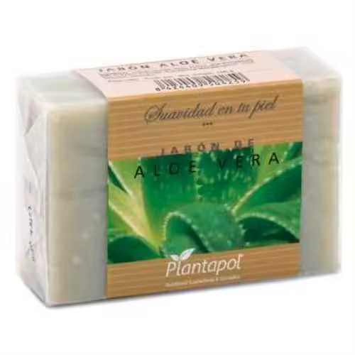 Jabón Natural Aloe Vera Plantapol 100Gr - 1