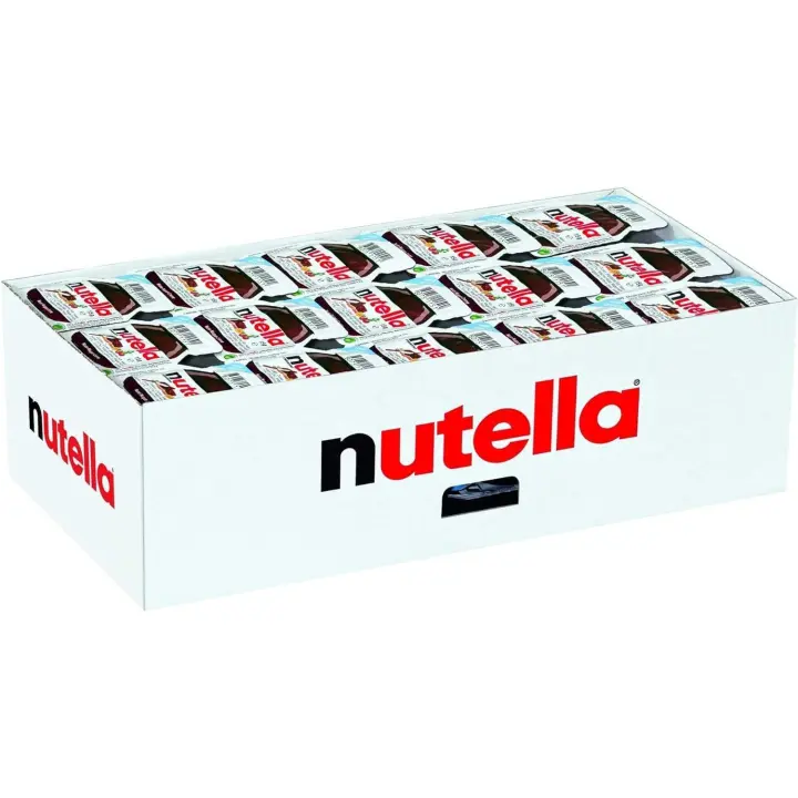 Deliex delicias de Extremadura. Caja 120 Nutella pequeñas porciones de 15 gr. Monodosis crema de avellanas y chocolate para untar - 1