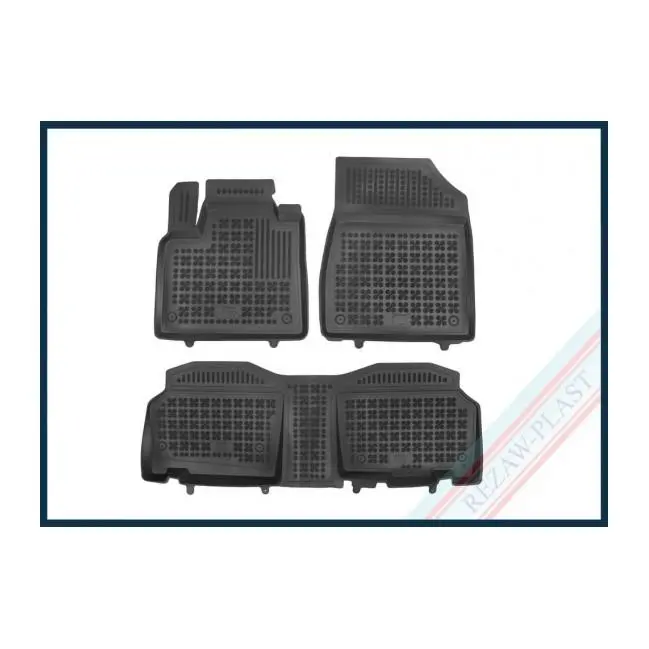 Rezaw Plast Alfombrilla caucho 3D premium  Mercedes W420 T - CLASS L1, FWD, version 5 passenger  2022 -   Nissan TOWNSTAR L1, Station Wagon, version 5 passanger   2022 -   Renault KANGOO III L1, version 5 passanger   2021 -   REF: 201732 - 1