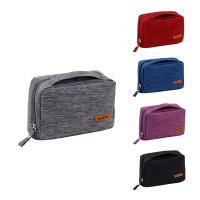 Bolsa De Maquillaje Para Viaje Impermeable Organizador De Belleza Para Hombres Y Mujeres Estuche Neceser De Cosméticos Casual Tamaño Compacto - details 0
