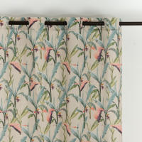 Pack de 2 Cortinas BL Belum con ollaos 140x260 cm Multicolor - Cortinas para salón y dormitorio - Decoración para ventanas - Drapería y cortinaje en línea - Tienda de productos para el hogar - 2UD - details 0