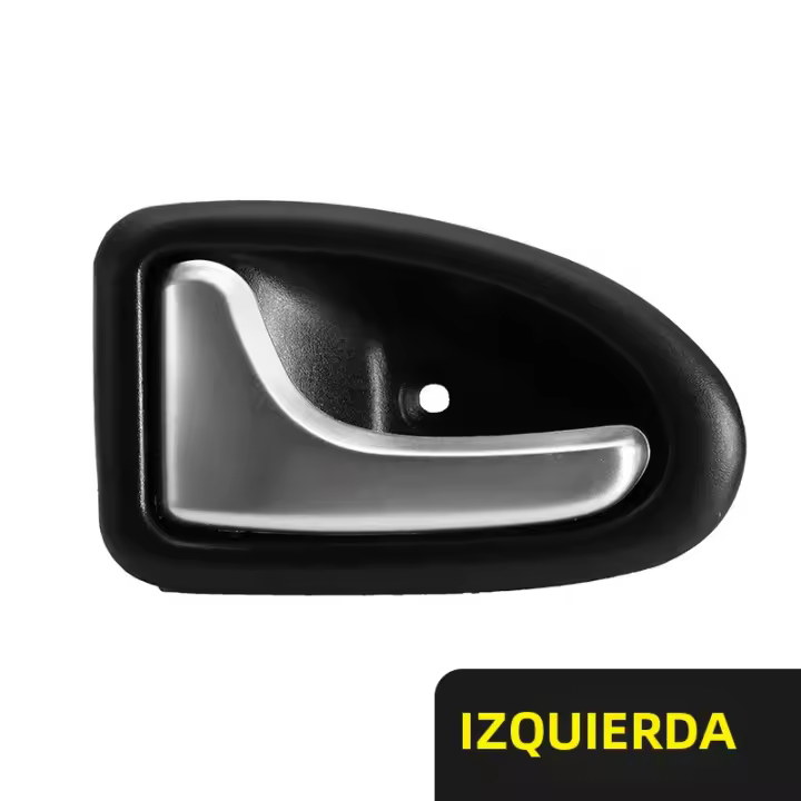 Manija De Puerta Interior Para Coche Mate Plata Adecuada Para Renault Clio 2000-2009 Izquierda Y Derecha Compatible Con 2/3-4/5 PUertas - 1