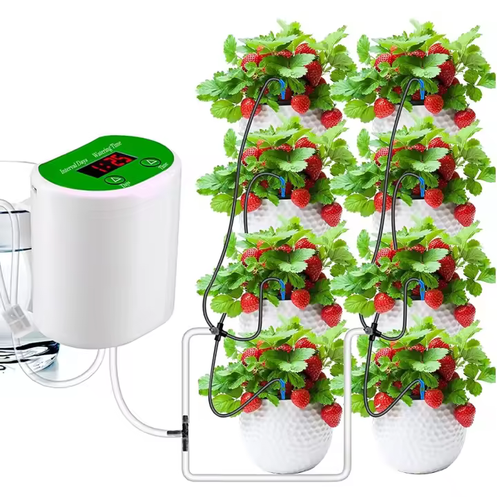 Sistema de Riego Automático USB 8 Droparrow dispositivos de Riego de Plantas para plantas de Interior - 1