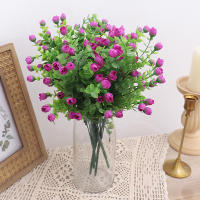 Rosa Silkena Pequeña Para Boda Decoración De Navidad Casa Flor Artificial Para Bouquet De Novia Decoración De Habitaciones Y Mesas DIY - details 2