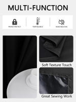Cortina De Blackout Con Acabado Aislante a Prueba De Luz Para Decoración Del Hogar Ideal Para Sala De Estar Dormitorio Cocina Baño Material De Poliéster Moderno Estilo Sin Cierre Inteligente - details 11