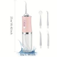 Limpia Dientes Portátil Inteligente Eléctrico Fregador De Agua Con 4 Jetas Y 3 Modos Recargable Aparato Dental De Limpieza Oral - details 2