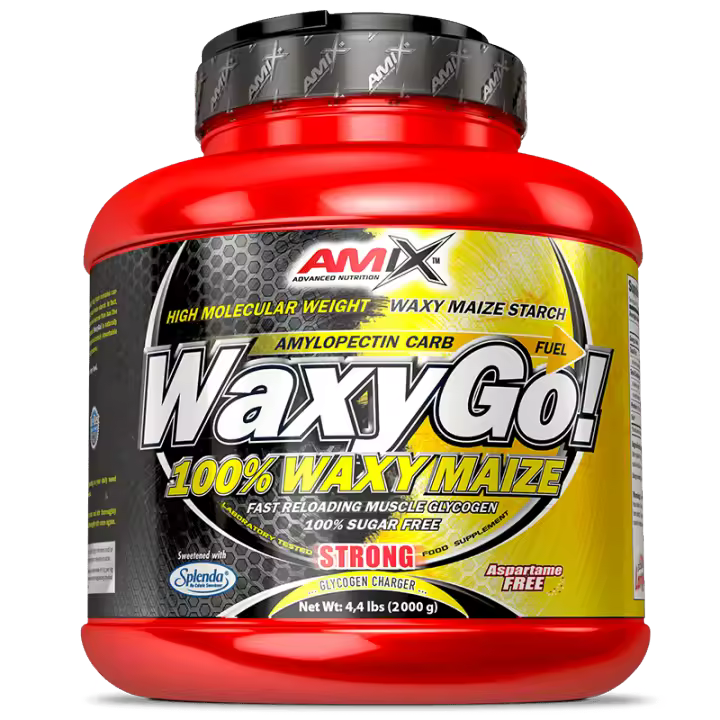 Amix Ganador de Peso Sin Gluten Waxy Go! 2 Kg Fruit Punch Polvo - 1