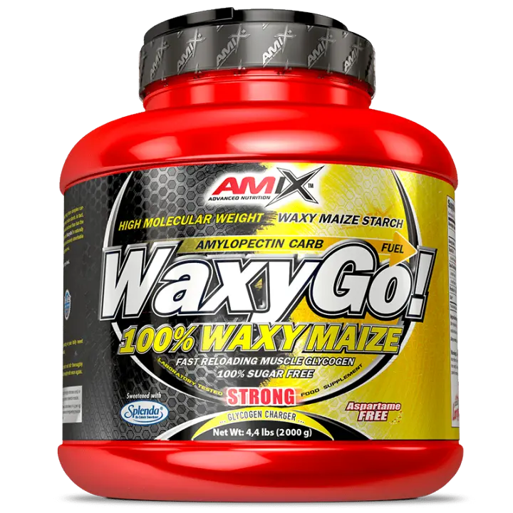 Amix Ganador de Peso Sin Gluten Waxy Go! 2 Kg Fruit Punch Polvo - 1