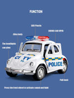 Coche De Juguete De Aleación Simulación Policial Adorable 1:38 Con Sonido Y Luz Modelo De Metal Para Decoración Y Regalo Para Niños - details 5