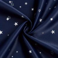 Cortinas Para Niños Con Estrellas Y Negro Resistente Al Sol Para Dormitorio Y Sala De Estar Ventanas Modernas De Doble Capa Sin Encaje - details 3