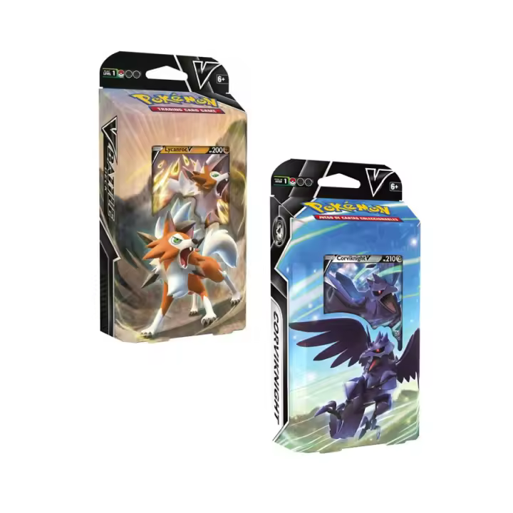 Baraja Cartas Lycanroc o Corviknight Pokemon PAL España Nuevo Precintado - 1