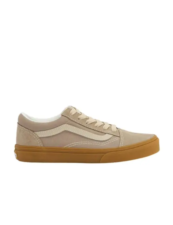 Zapatilla Vans JN Old Skool Gris/Gum - 1