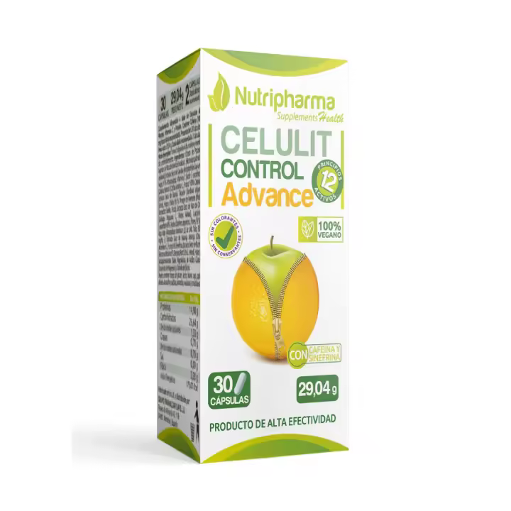 CELULIT CONTROL ADVANCE | 15 Días | Disminuye Grasa Localizada y combate la Celulitis | NUTRIPHARMA SUPPLEMENTS - 1