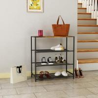 Organizador De Zapatos De 4 Niveles, Estantes Estrechos Y Delgados para Zapatos De Metal, Almacenamiento De Zapatos con Estante De Malla para Entrada, Sala De Estar, Dormitorio - details 5