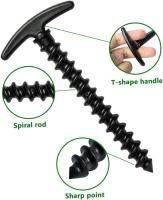 10 Pack Palos De Tenda En Forma De Espiral De Plástico Para Acampar Y Senderismo Anclajes Para Suelo Accesorios De Tenda - details 2