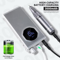 Máquina De Uñas Eléctrica Portátil Profesional 40000RPM Recargable Bajo Ruido Para Manicura Y Peluquería De Perros Herramienta De Esmeriladora De Uñas - details 13