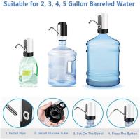 Dispensador De Agua Portátil Eléctrico USB Con Bomba Para Botellas Y Frascos Recargable Universal Adecuado Para Uso Doméstico Y Viajes - details 3