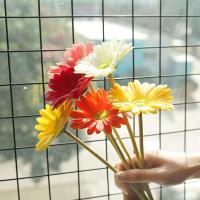 Flores Artificiales Gerbera Para Decoración De Hogar Y Escritorio Pack De 1/5 Piezas Barberton Daisy No Especificadas Para El Día De La Madre - details 5
