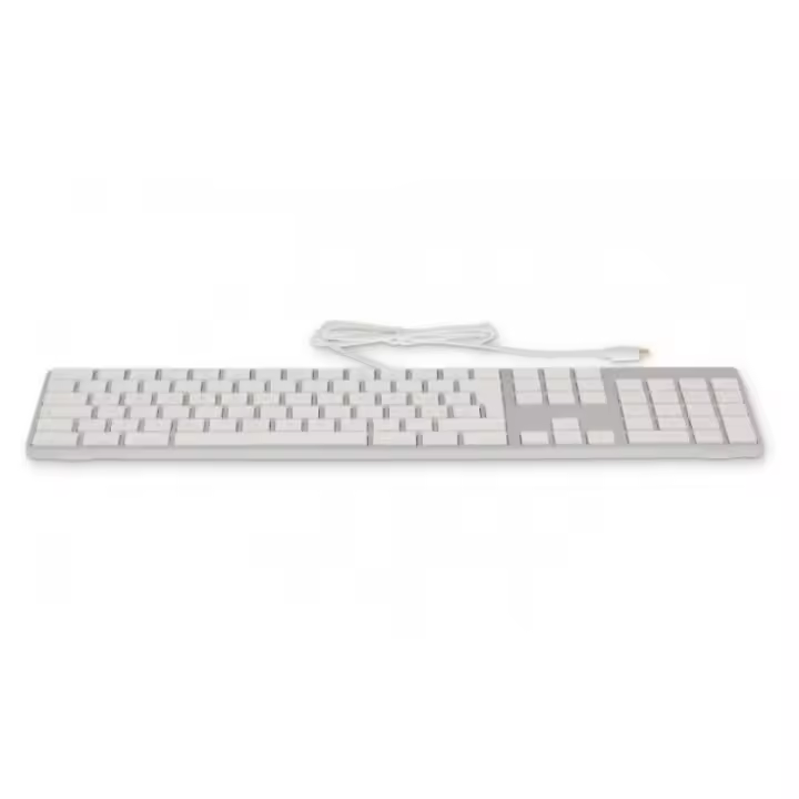 Teclado numérico USB-C Teclado USB-C con cable de 106 teclas con 1x USB-C y cubierta superior de aluminio - Alemán - 1