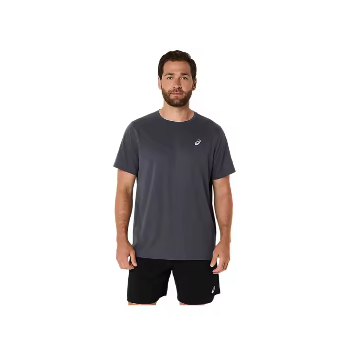 Camiseta de Manga Corta Asics Core Top para hombre en color gris - 1