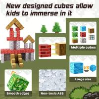 Bloques De Construcción Magnéticos Creativos Set De Escenas Famosas De Mi Mundo Juguete DIY Para Niños Y Niñas Regalo De Navidad - details 0