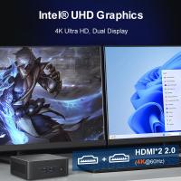Mini PC Ninkear N10, Intel N100 4 Núcleos Máx 3.4GHz, 16GB RAM 512GB SSD, Windows 11, 2*HDMI 2.0 (4K@60Hz) Doble Pantalla, WiFi 2.4/5GHz Bluetooth 5.0, 3*USB 3.0 1*USB 2.0 1*RJ45 1*Jack para Auriculares, For Office, Work, Home - details 5