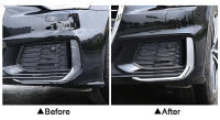 Luces Antiniebla Delanteras Para Audi A6 C8 19-21 Cubierta De Marco De Lámparas Decoración De Tiras De Cromo ABS Accesorios Exteriores De Auto - details 4