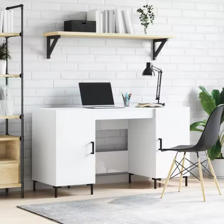 Blanco Limpio Escort 140x50x75 cm Madera Multicapa - 1