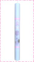 VELA (CIRIO) PARA BAUTIZO PERSONALIZADA NIÑA/NIÑO MEDIDA 4 x 40 CM Gruesa, Decorada con cinta de topos. (PERSONALIZADA) AÑADIR TEXTO EN (Chatear con la tienda) - details 1