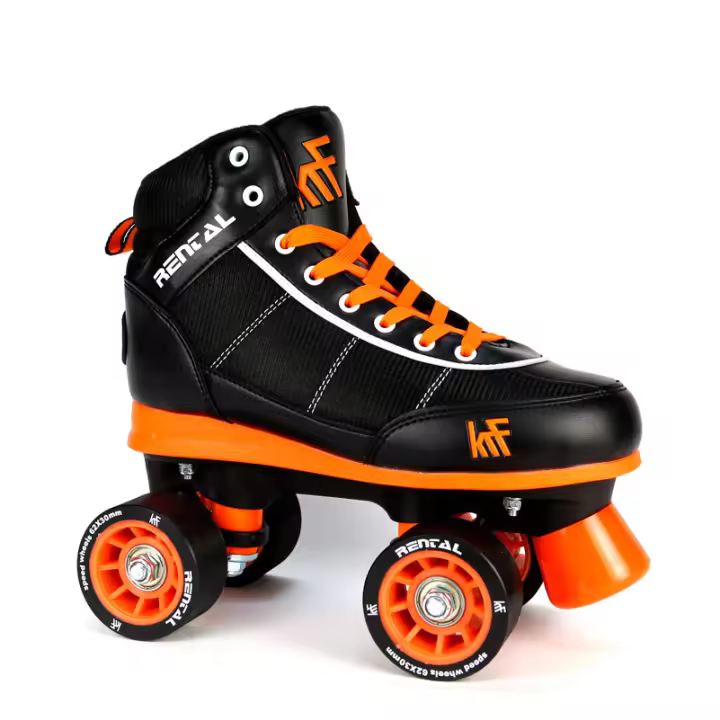 Patin Rental Senior Black-Orange Krf - 1