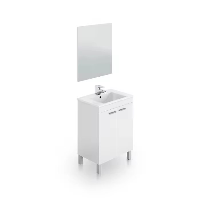 Duehome - Mueble de baño con espejo Liz 60 - 1