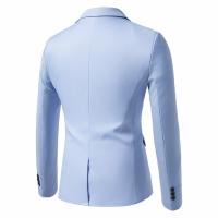 Chaleco De Moda Para Hombre Estilo Coreano Ajustado Color Sólido Casual Primavera Otoño Abrigo Todo En Uno Para Jóvenes - details 8