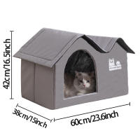 Casa De Aire Para Gatos Desmontable Refrescante De Verano Hogar De Hielo Para Perros Y Gatos Uso Cuatro Estaciones Material Oxford - details 0